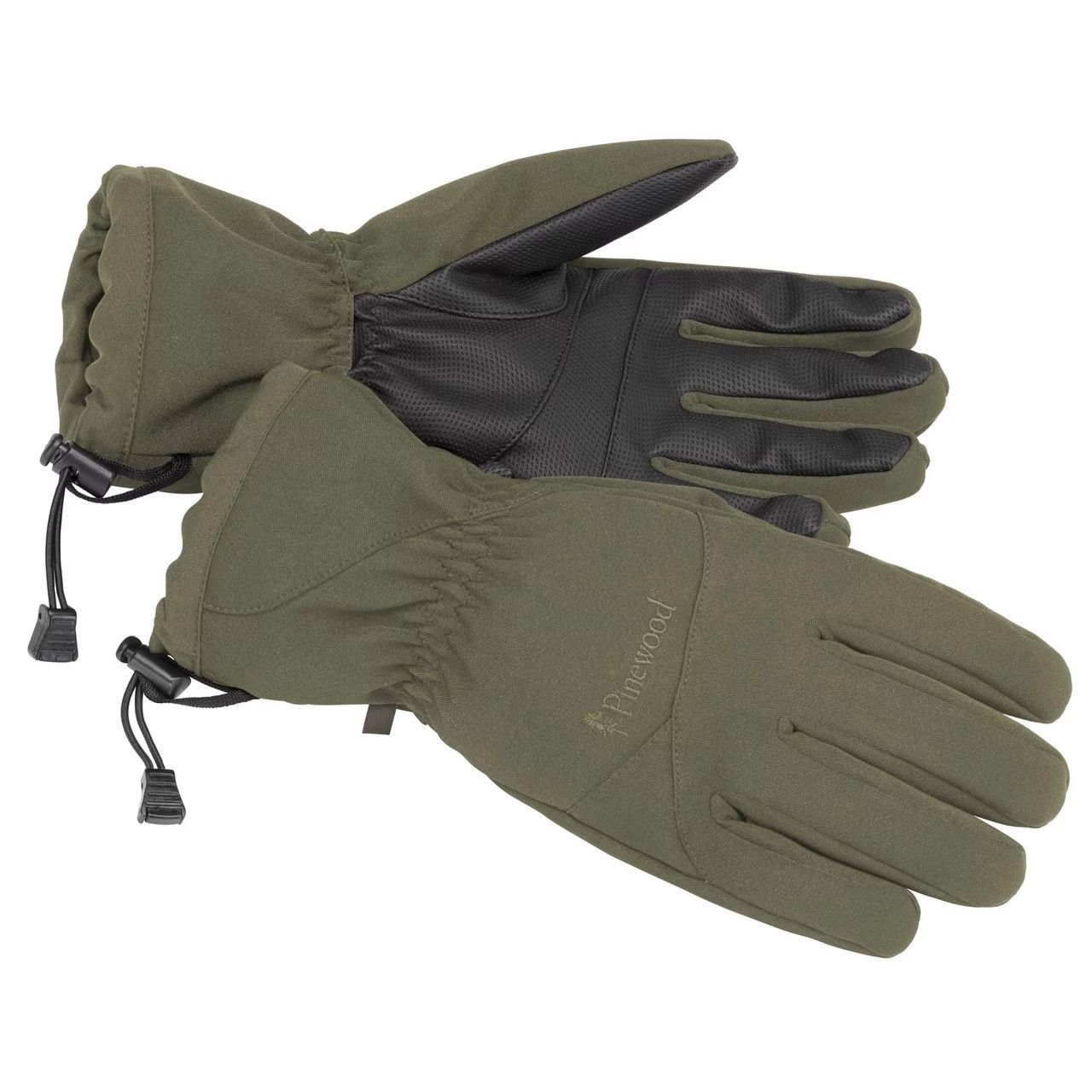 Pinewood Padded 5 Finger warm waterproof winter hunting gloves with non-slip palms