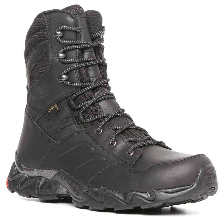 Meindl Black Cobra black waterproof tactical boots with Gore-Tex membrane