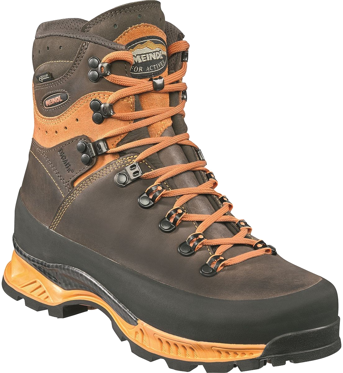 Кожаные треккинговые ботинки Meindl Island MFS Rock с мембраной Gore-Tex и технологией MFS