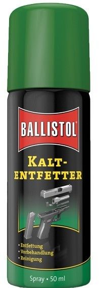 Ballistol Kalt-Entfetter 50 ml degreaser for cleaning firearm metal parts, tools and mechanical components