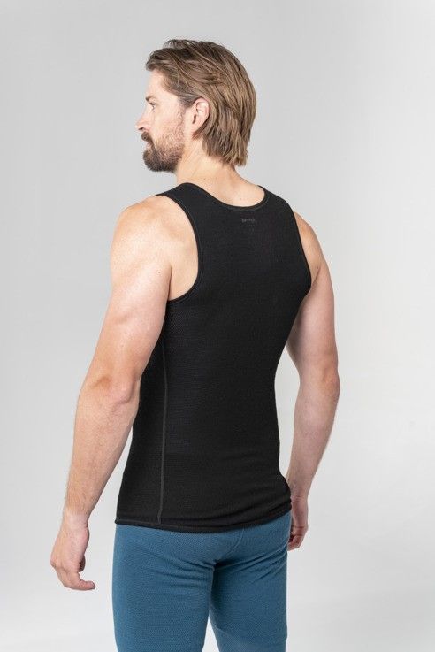 DEVOLD Men's Merino Wool Sleeveless Mesh Thermal Shirt
