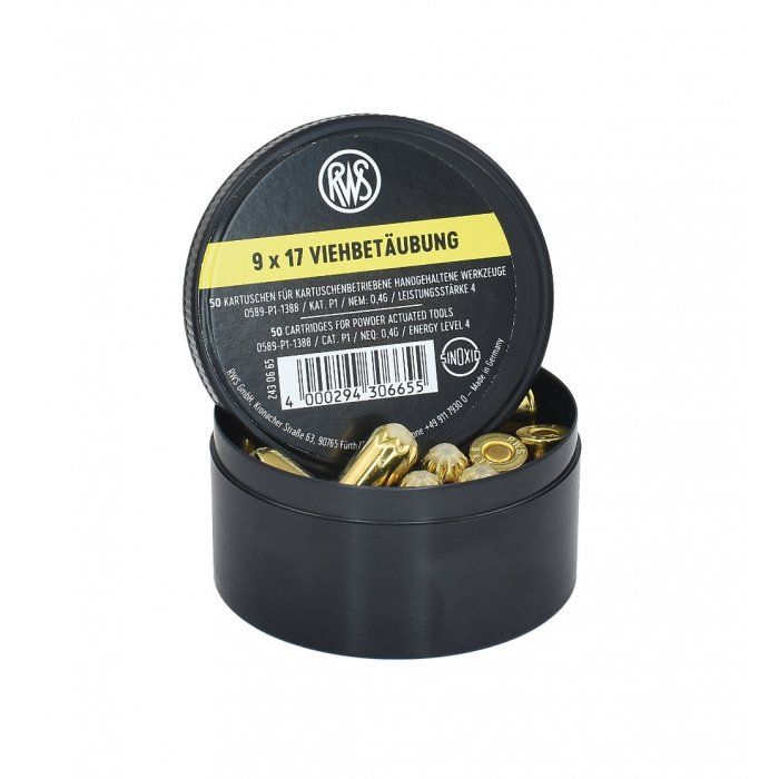 ​RWS moisture-resistant 9x17 mm blank cartridges