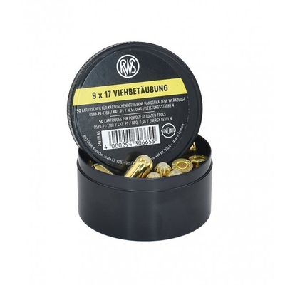 ​RWS moisture-resistant 9x17 mm blank cartridges
