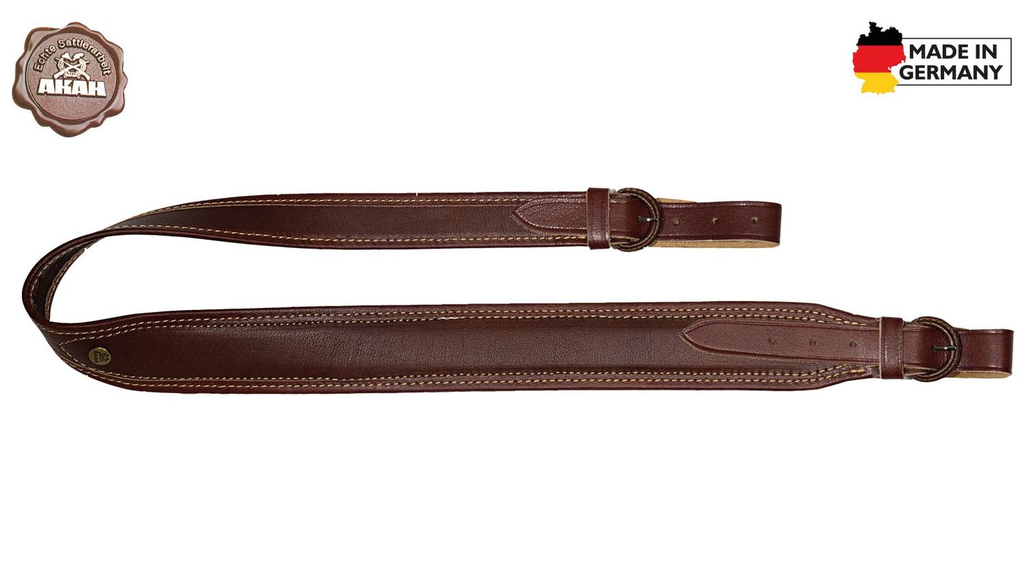 Full Leather Rifle Sling. 105 cm