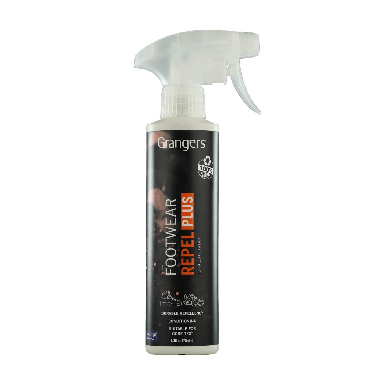 Grangers waterproofing spray for hiking boots and leather footwear