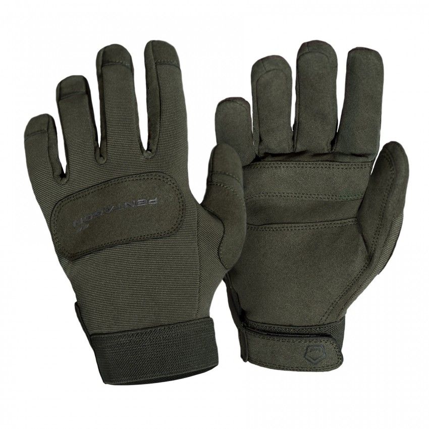 Pentagon Duty Mechanic tactical work gloves with four-way stretch fabric and durable suede