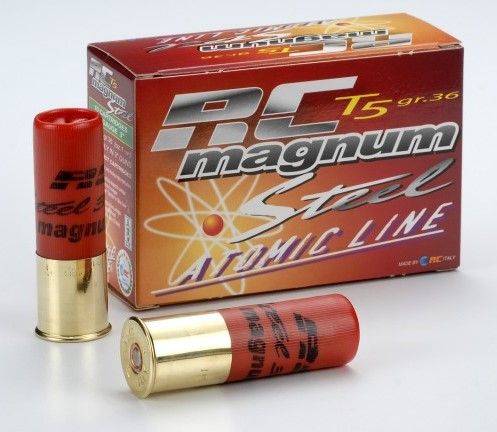 RC Magnum Steel Cartridge 34 g, 12/76, Shot Size 2/0 (4.5 mm)