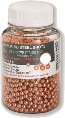 Airgun Pellets Borner Premium Gold 4.5 mm, 0.5 g (1500 pcs)