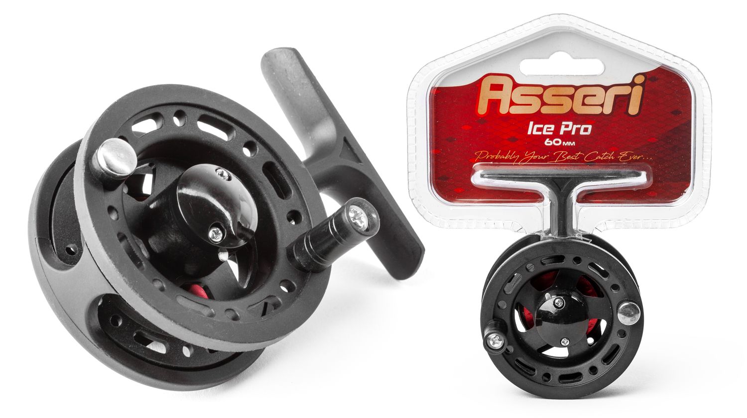 Asseri ice fishing spinning reel
