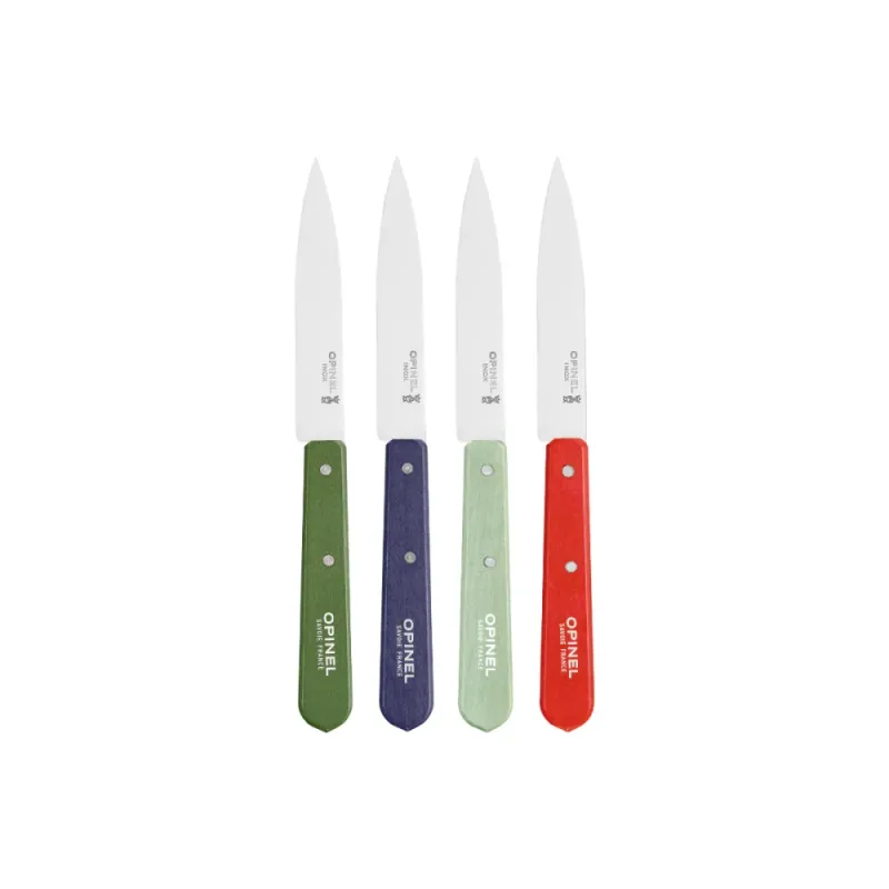 The Opinel No.112 – 4 Paring Knives set