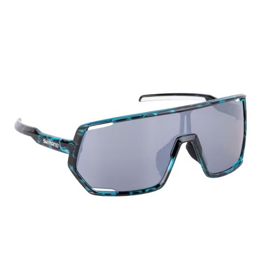 Shimano Eyewear Lesath Tortoiseshell Blue &amp; Silver Mirror