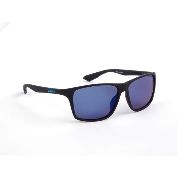 Shimano Eyewear Technium Matte Black &amp; Blue Mirror