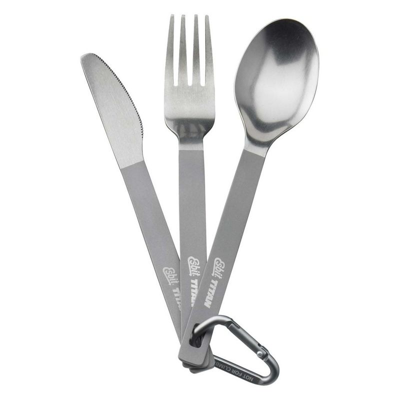 Esbit Titanium Spoon, Fork and Knife Set