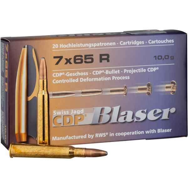 Blaser 7×65R . CDP, 10,0 g.