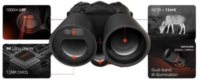 ThermTec Ventus 650L Multi-Spectrum Binocular