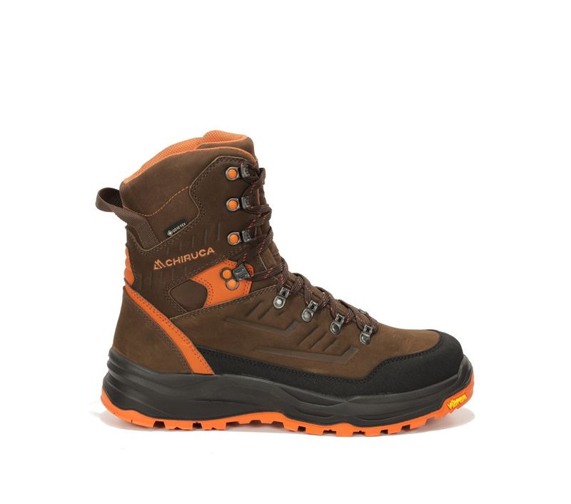 Chiruca Cypress Hi Vis high-cut waterproof hunting boots with Gore-Tex membrane and Vibram outsole