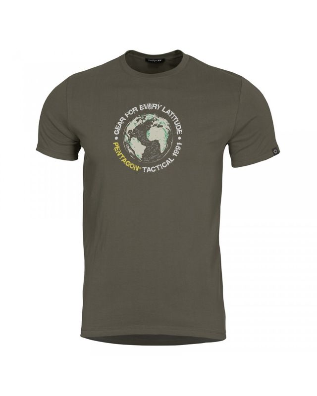 Pentagon Globe men's cotton T-shirt for hunting hiking and outdoor use