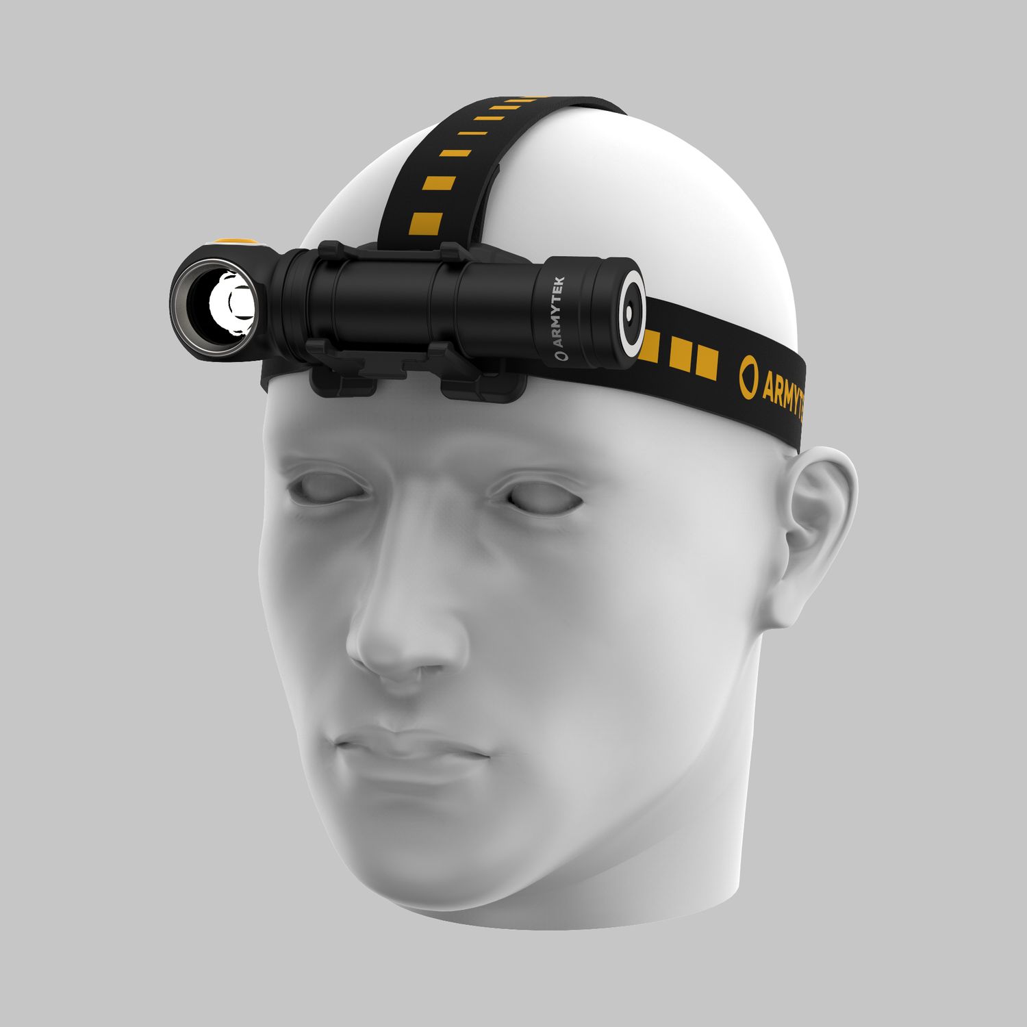 Armytek Wizard C2 Pro Max LR Warm rechargeable headlamp with 3870 lumens, warm white light and magnetic USB charging