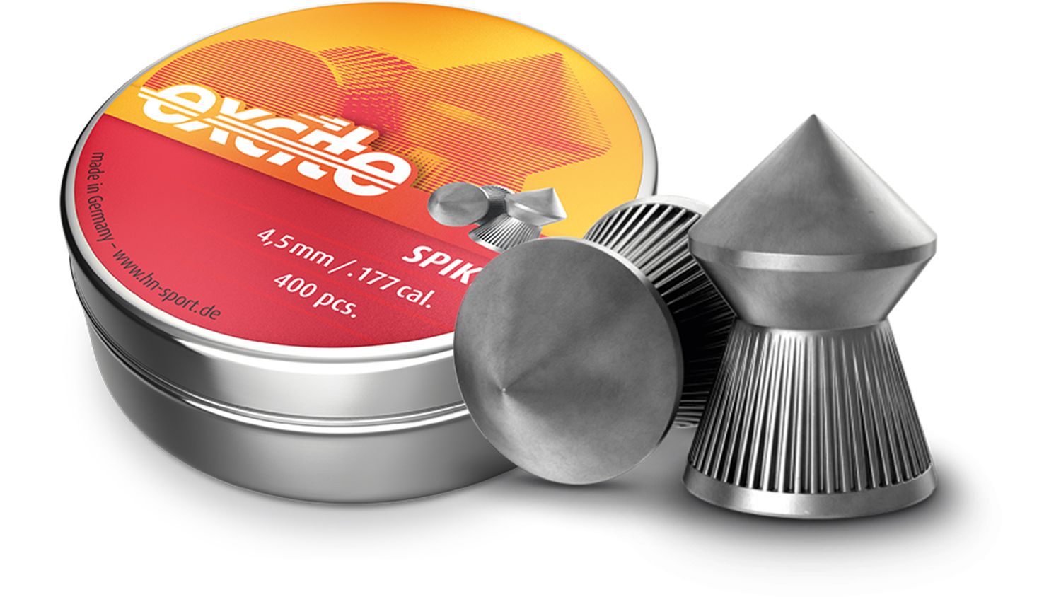 H&amp;N Excite Spike 4.5 mm pointed lead airgun pellets