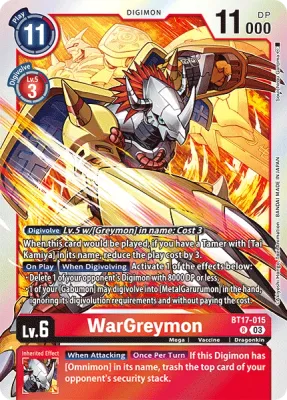 BT17-015 WarGreymon, R