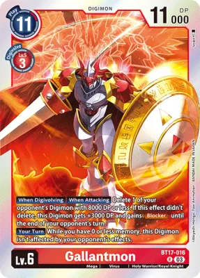 BT17-016 Gallantmon, R
