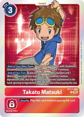 BT17-080 Takato Matsuki, R