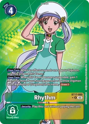 BT17-089 Rhythm, UC, Box Topper