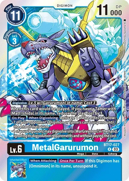 BT17-027 MetalGarurumon, R