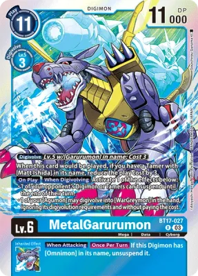 BT17-027 MetalGarurumon, R