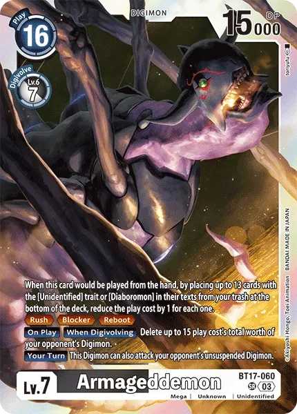 BT17-060 Armageddemon, SR