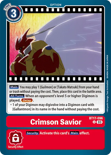 BT17-096 Crimson Savior, UC