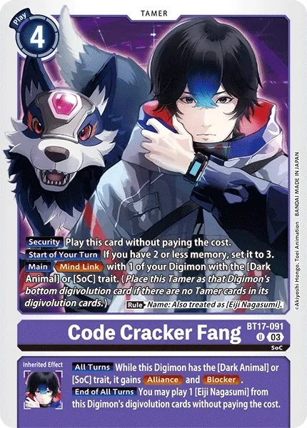 BT17-091 Cracker Fang, UC