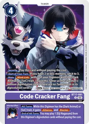 BT17-091 Cracker Fang, UC