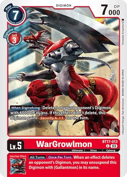 BT17-013 Wargrowlmon, C