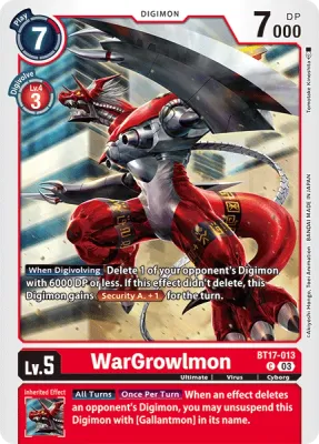 BT17-013 Wargrowlmon, C