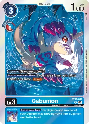 BT17-019 Gabumon, R