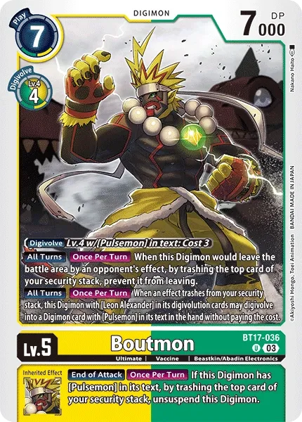 BT17-036 Boutmon, UC