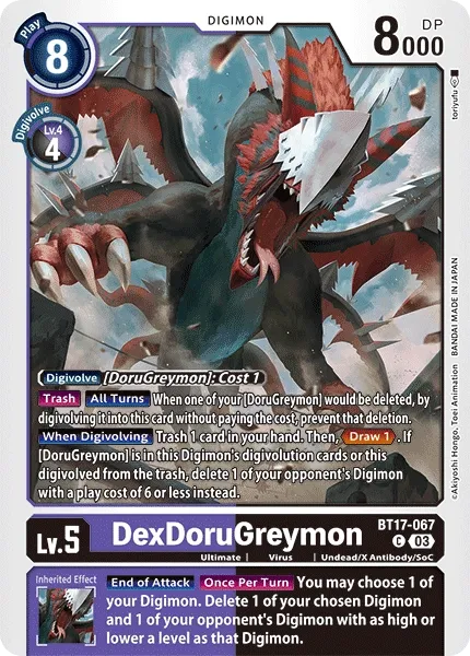 BT17-067 DexDoruGreymon, C