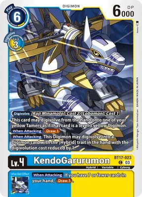 BT17-023 KendoGarurumon, C