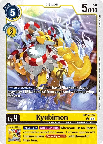 BT17-032 Kyubimon, C