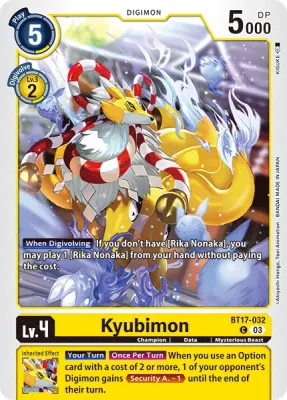 BT17-032 Kyubimon, C
