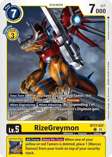 BT17-037 RizeGreymon, C