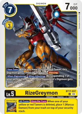 BT17-037 RizeGreymon, C