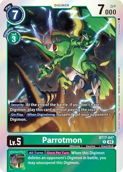 BT17-047 Parrotmon, R