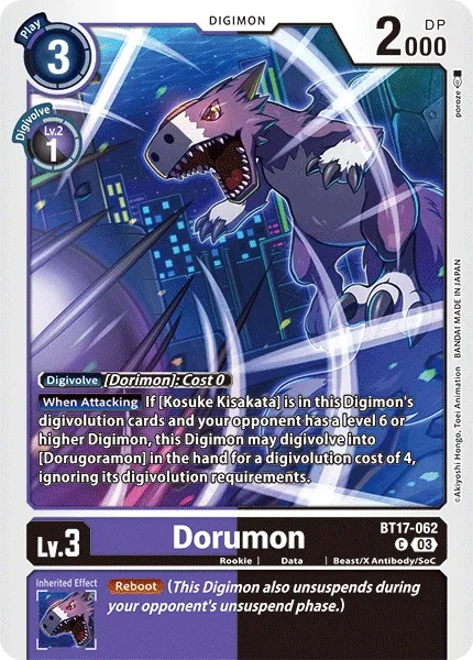 BT17-062 Dorumon, C