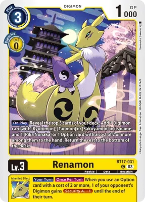 BT17-031 Renamon, C