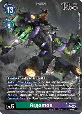 BT17-051 Argomon, SR, Alternate Art