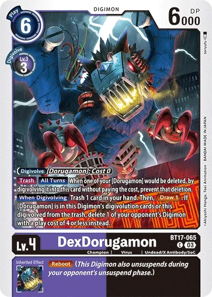 BT17-065 DexDorugamon, C