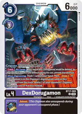 BT17-065 DexDorugamon, C