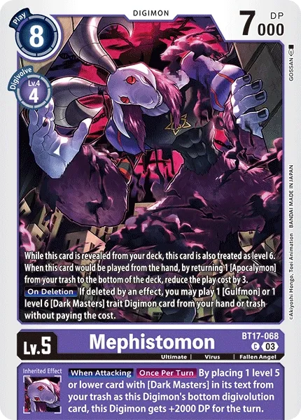 BT17-068 Mephistomon, C